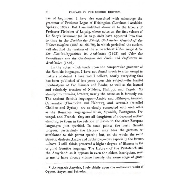 A GRAMMAR OF THE ARABIC LANGUAGE